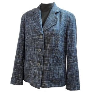 Coldwater Creek Linen Cotton Blend Blazer
